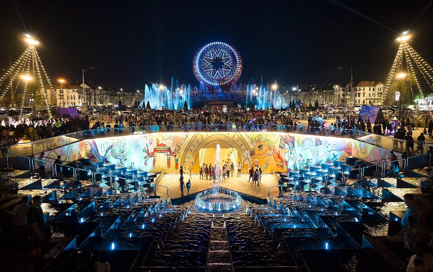 Quảng trường Thời Đại nằm trong quần thể Sun Urban City là điểm check-in không thể bỏ qua khi đến Sun World Ha Nam. (Nguồn: Sưu tầm)
