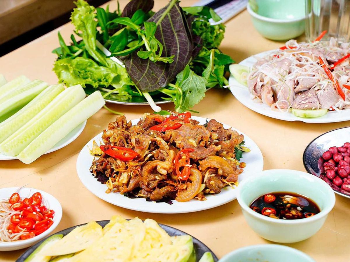 Nhà hàng Thăng Long Ninh Bình phục vụ đa dạng các món ăn đặc sản địa phương. (Nguồn: Sưu tầm)