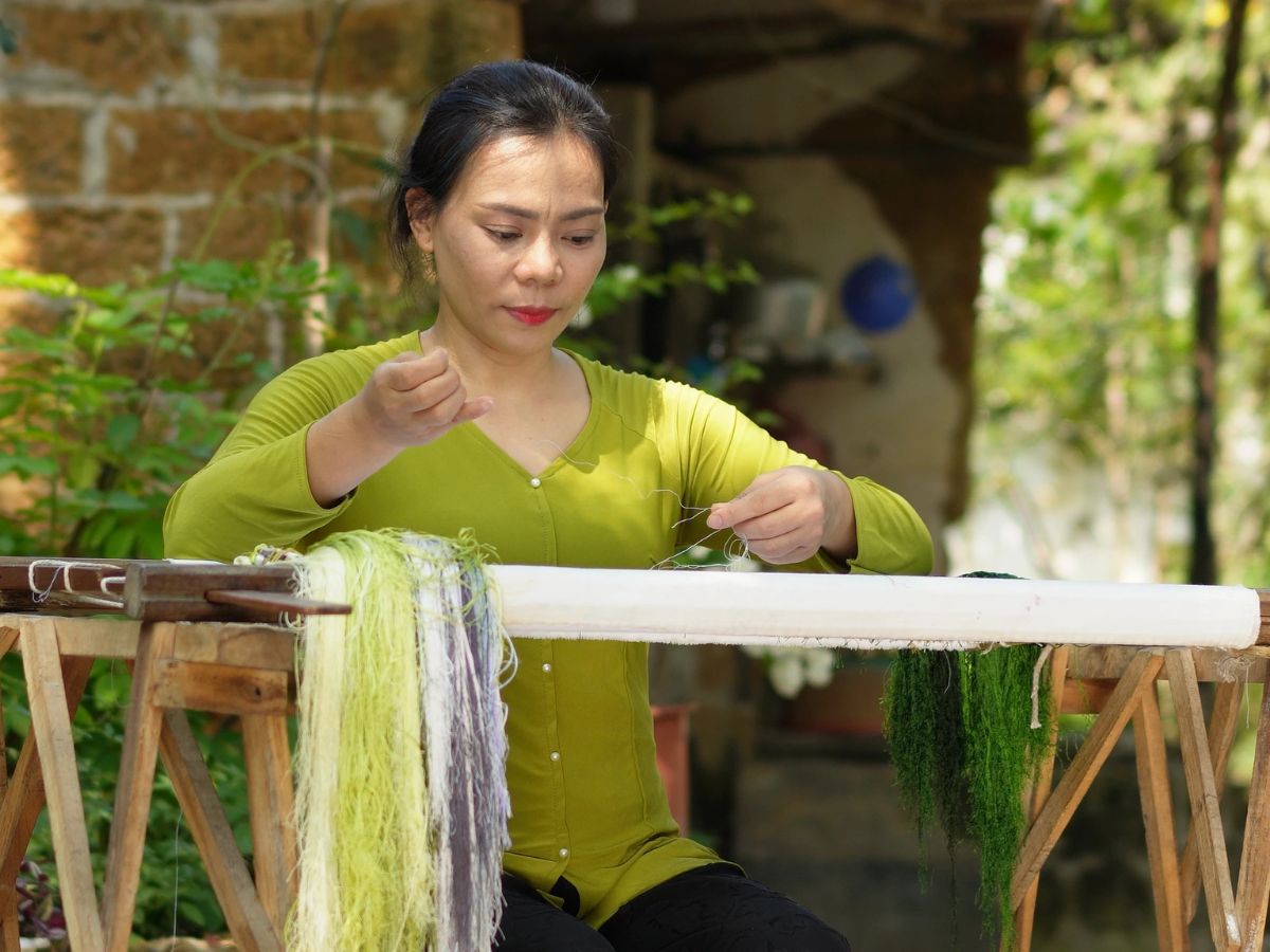 Đình làng Thanh Hà là nơi hội tụ tinh hoa làng nghề thêu ren