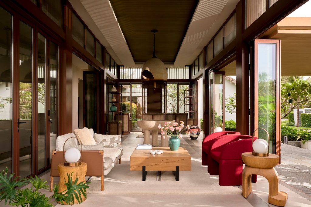 Không gian đậm chất nghệ thuật tại New World Phu Quoc Resort.