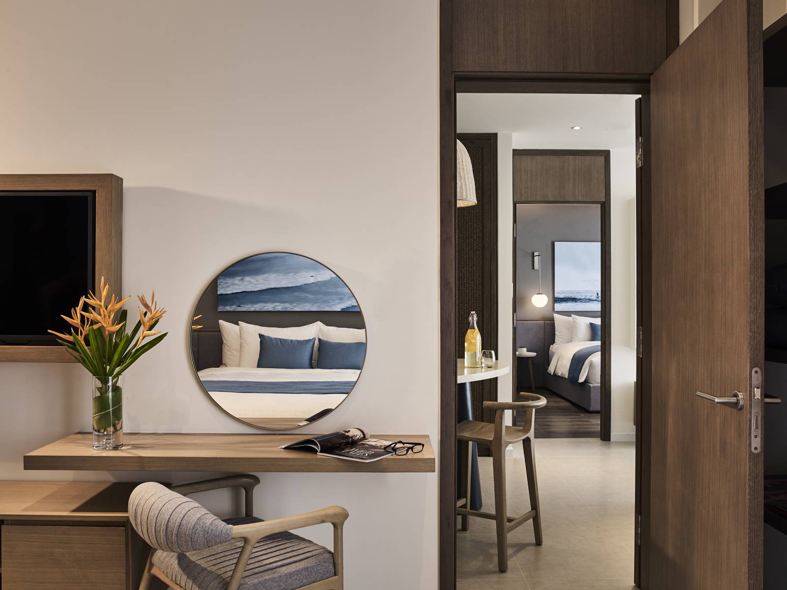 Không gian ấm cúng, nội thất sang trọng của hạng phòng gia đình 2 phòng ngủ.