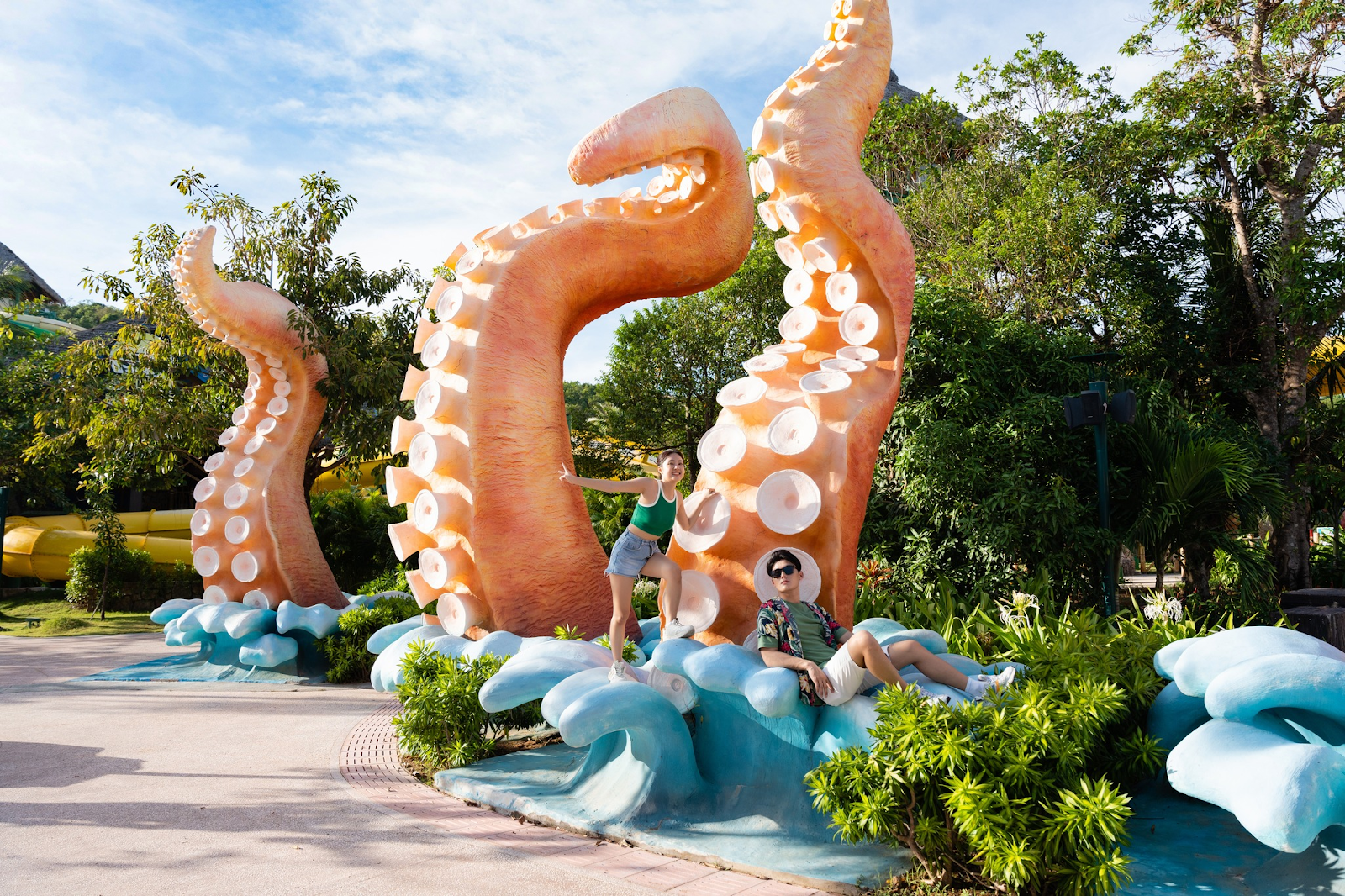 Những tiểu cảnh check-in độc đáo tại công viên nước Aquatopia