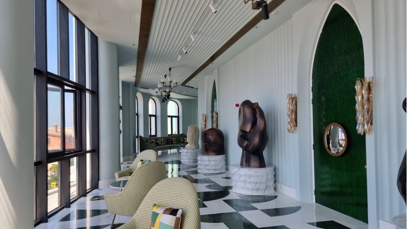 Không gian triển lãm ấn tượng tại tầng 2