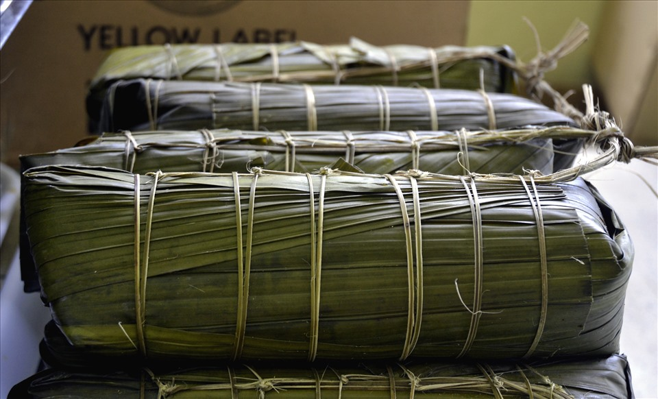 Món bánh tét truyền thống của người dân đảo Ngọc