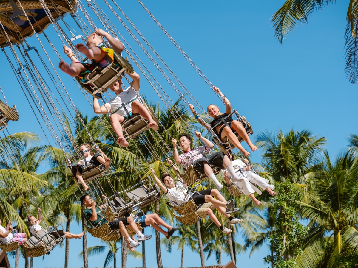 Trải nghiệm vui chơi thả ga cùng gia đình, bạn bè tại Sun World Hon Thom