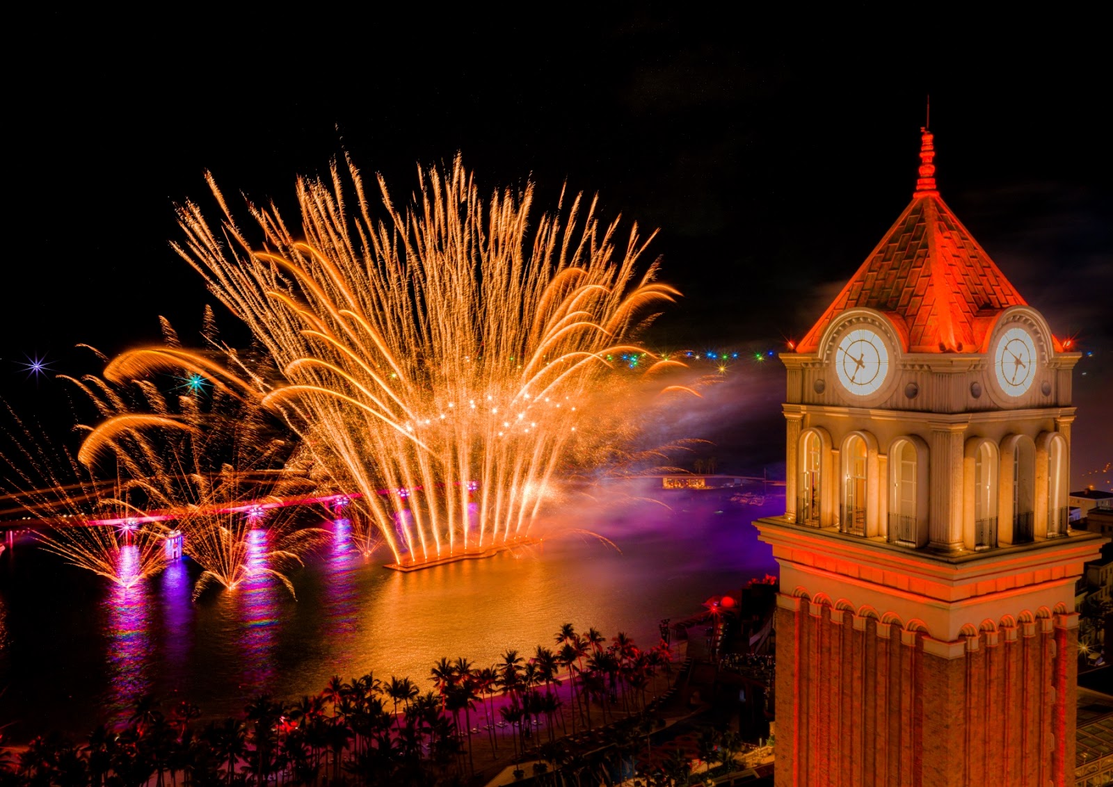 Những màn pháo hoa rực rỡ làm nên danh tiếng “hòn đảo 365 ngày pháo hoa” của đảo Ngọc