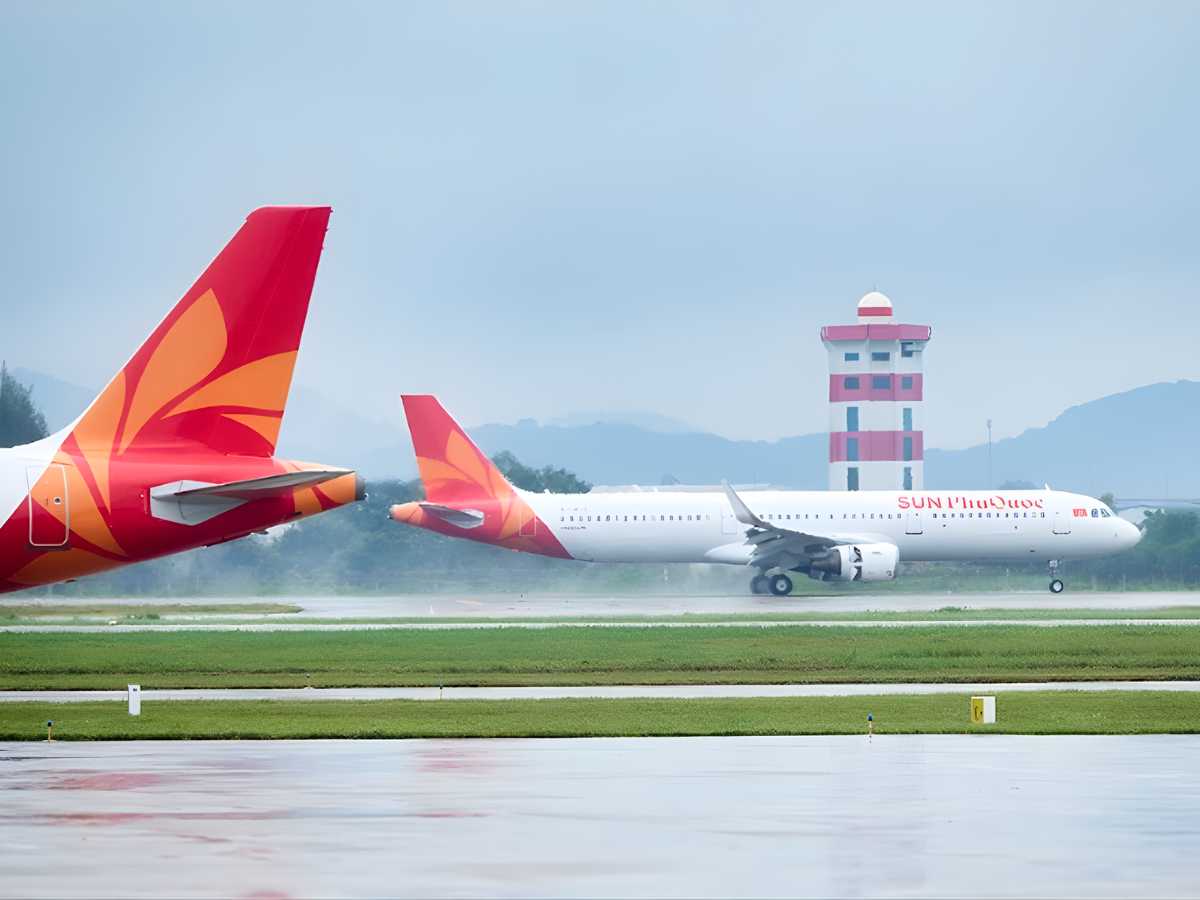 Sun PhuQuoc Airways là hãng bay được sử dụng để kết nối các đường bay đến Phú Quốc