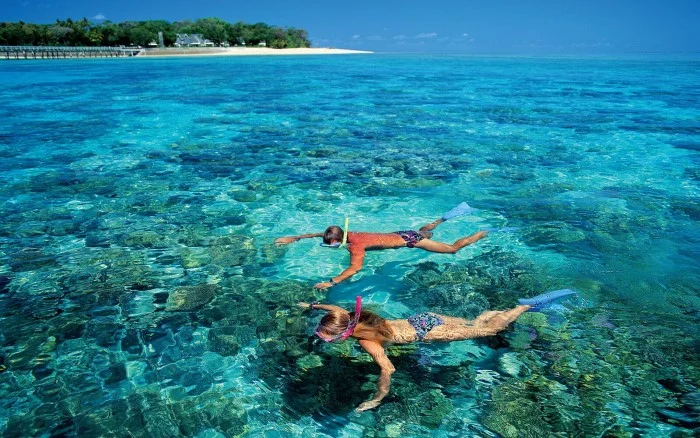 Snorkeling in Phu Quoc is a favorite way to see coral reefs