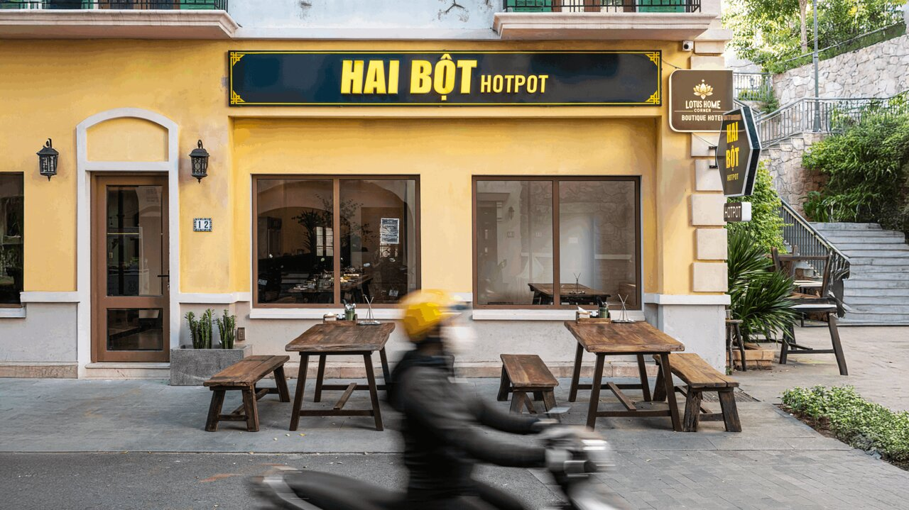 Giữa một thị trấn mang dáng dấp châu Âu, ẩm thực Việt vẫn hiện diện như một điểm nhấn quen thuộc