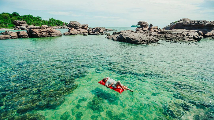 Không gian biển mộc mạc, gần gũi với thiên nhiên là đặc trưng của khu vực này. (Ảnh: Sưu tầm)