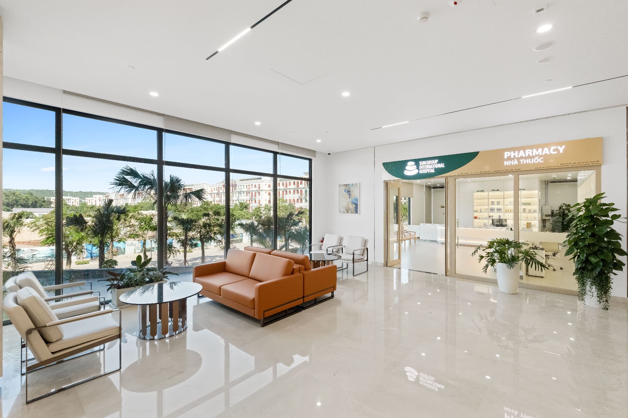 Bệnh viện định hình phát triển theo mô hình “bệnh viện nghỉ dưỡng”. Ảnh: Sun Group
