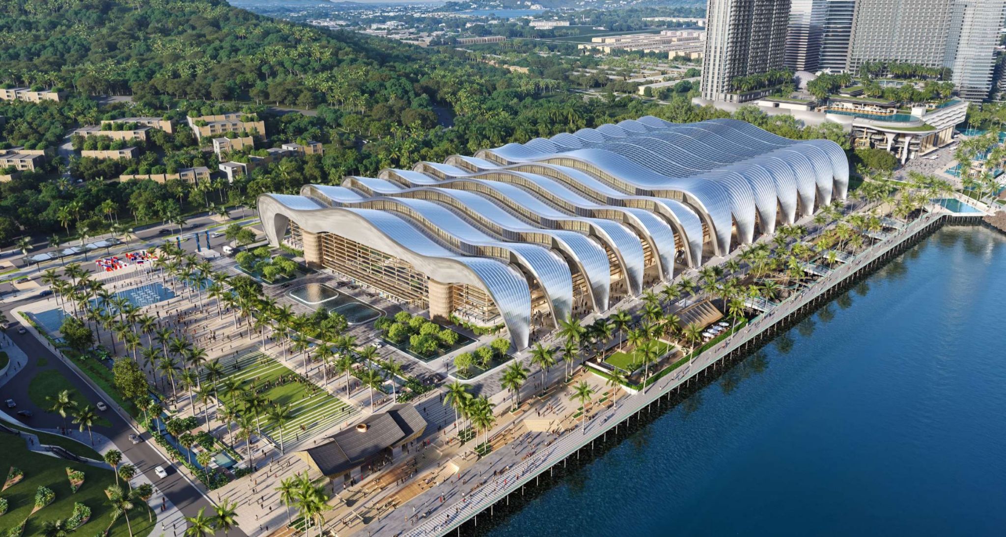 Trung tâm Hội nghị và Triển lãm APEC, điểm đến trọng tâm cho hành trình hội họp của nguyên thủ.