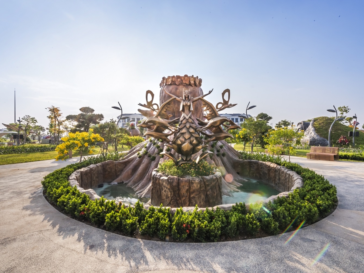 Các tác phẩm điêu khắc đầy tính nghệ thuật tại công viên Urban Park
