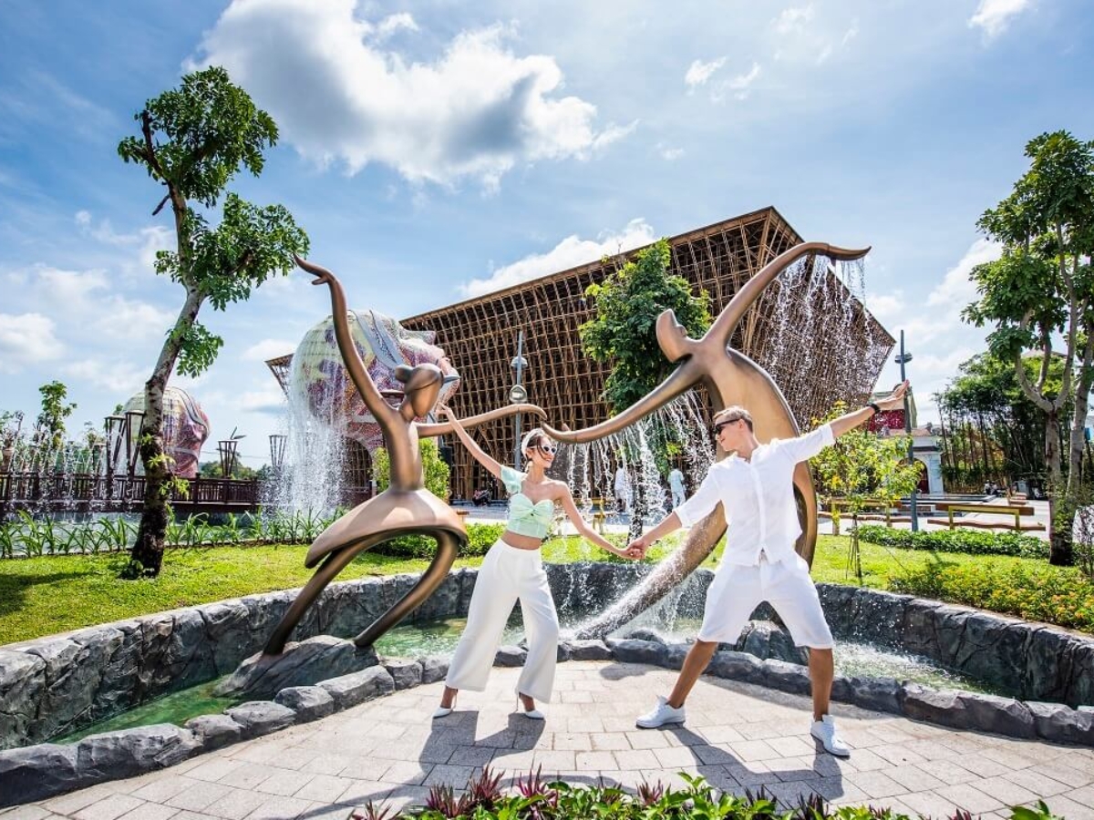 Công viên Urban Park tọa lạc trong khu Grand World Phú Quốc