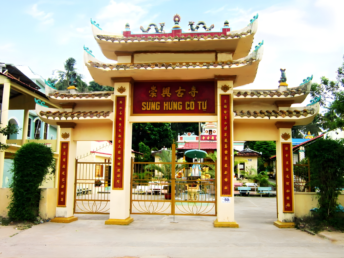 Lễ hội được tổ chức tại chùa Sùng Hưng Cổ Tự thuộc đặc khu Phú Quốc