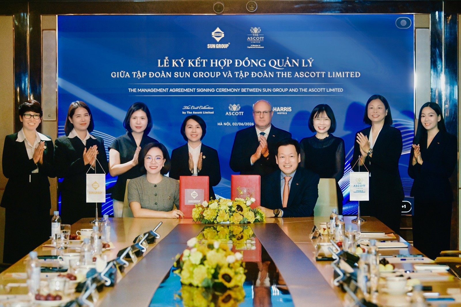 Sun Group hợp tác chiến lược với The Ascott Limited, đưa 4 thương hiệu lưu trú quốc tế lần đầu tới Phú Quốc và TP.HCM