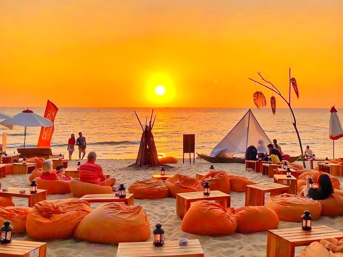 OCSEN Beach Bar & Club với không gian ngắm hoàng hôn cực chill bên bờ biển