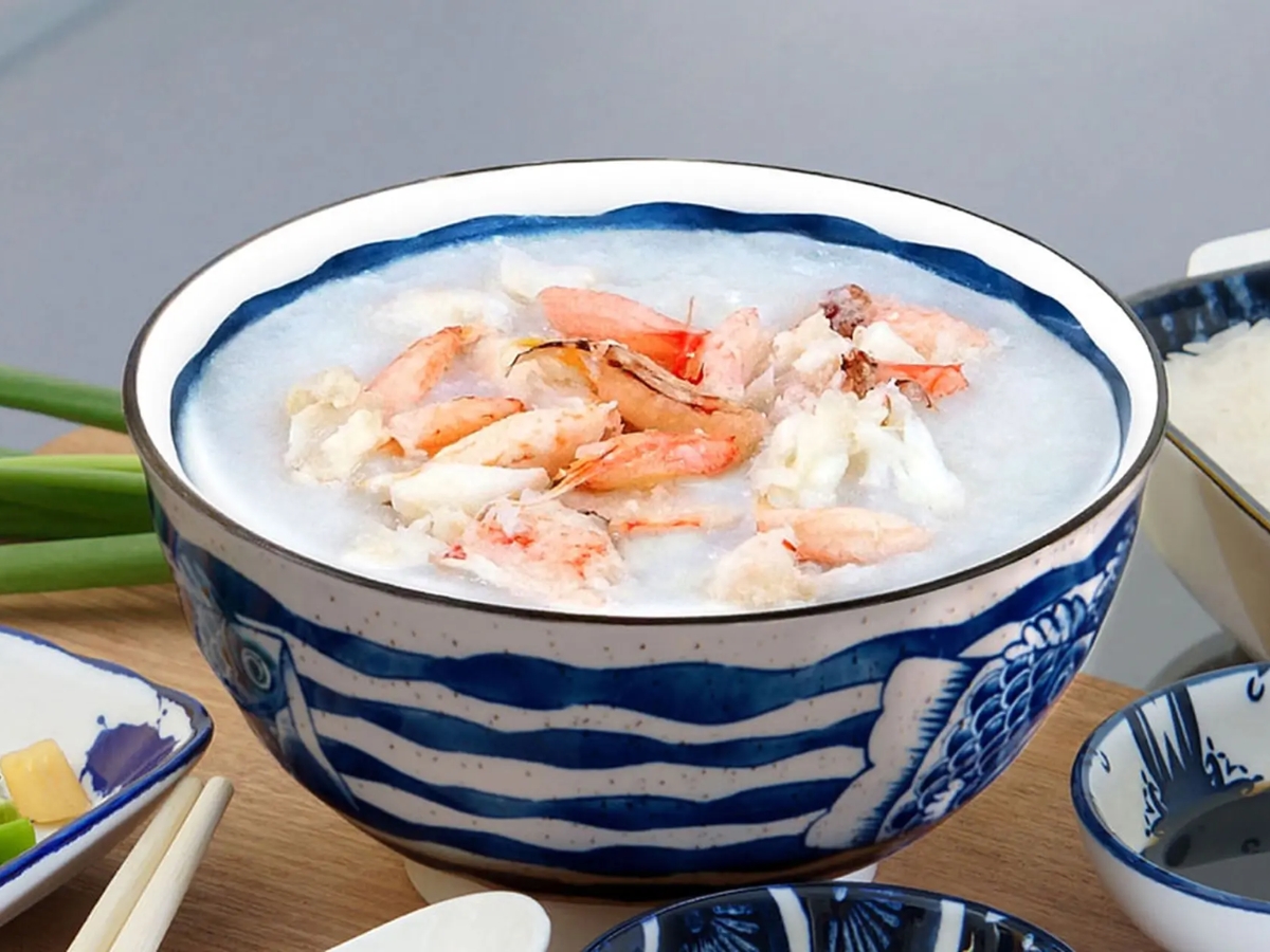 Cháo hải sản ngọt thanh, giàu dinh dưỡng