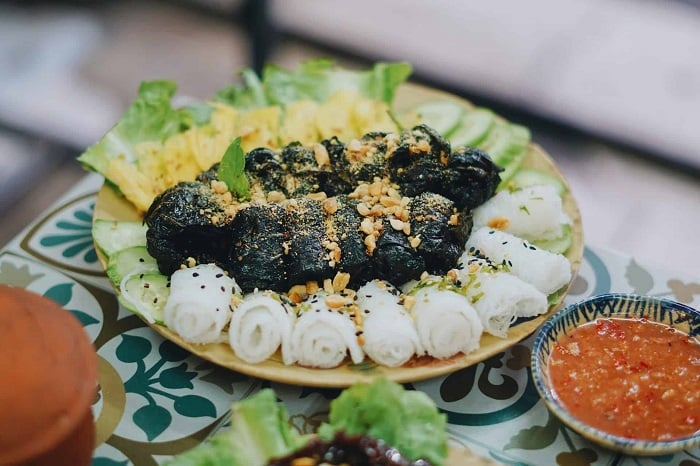 Món ăn chay tại quán được trình bày đẹp đẽ, bắt mắt