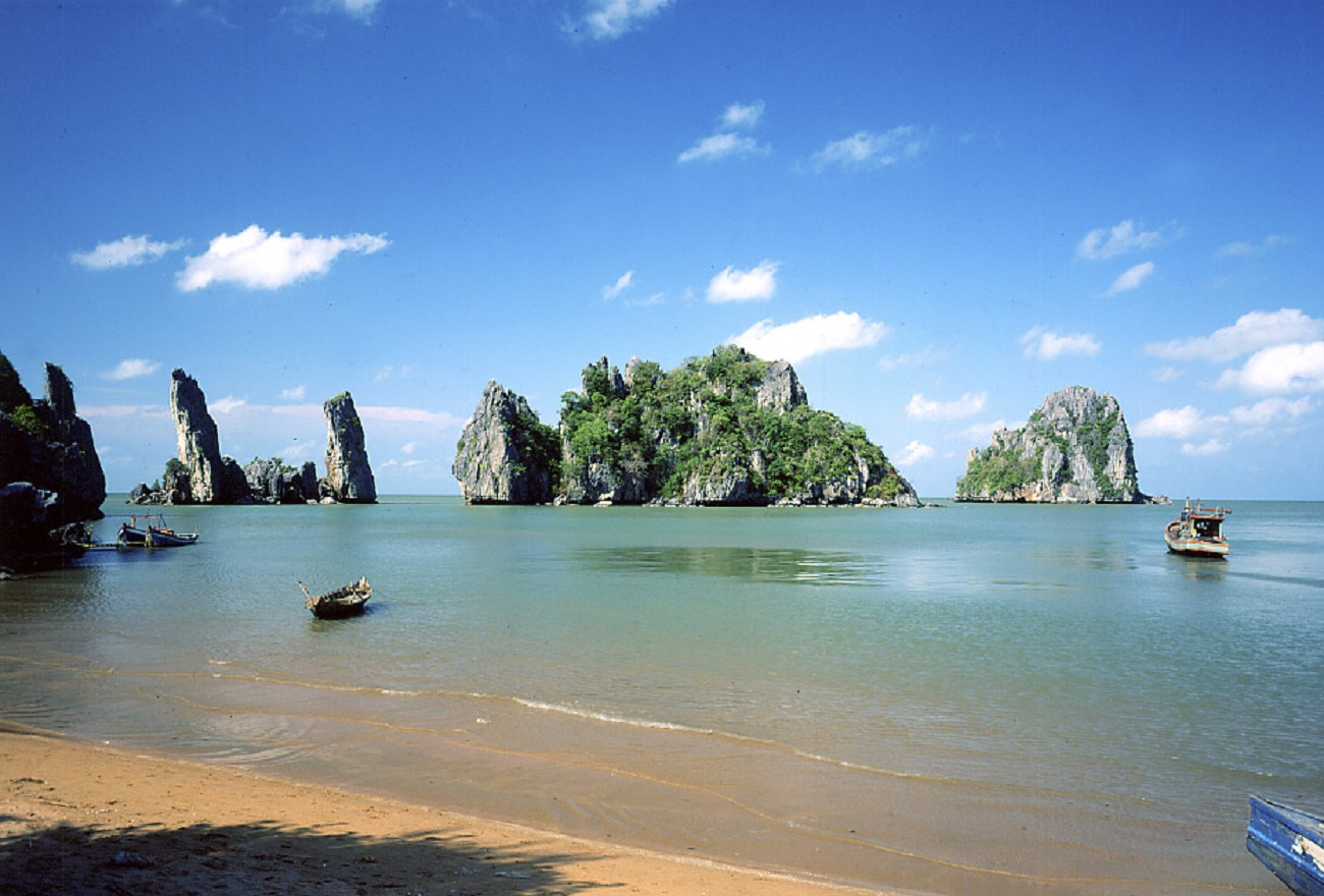 Không gian yên bình của vùng biển Rạch Giá