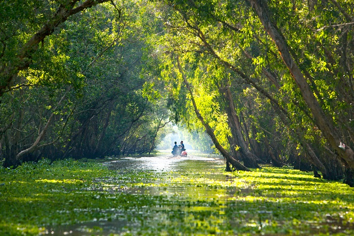 Nơi đây mang vẻ đẹp hoang sơ của vùng đất ngập nước