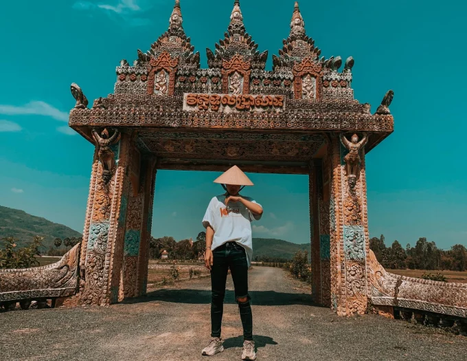 Các nét kiến trúc đậm chất văn hóa Khmer tại chùa Koh Kas