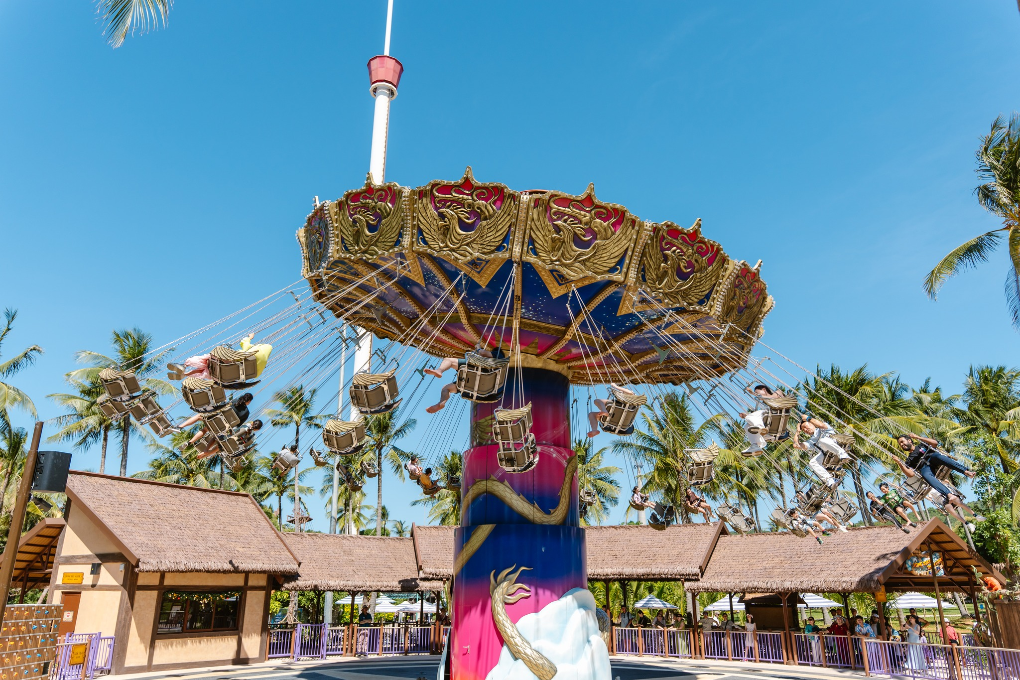 Những trò chơi thú vị tại công viên chủ đề Làng Exotica