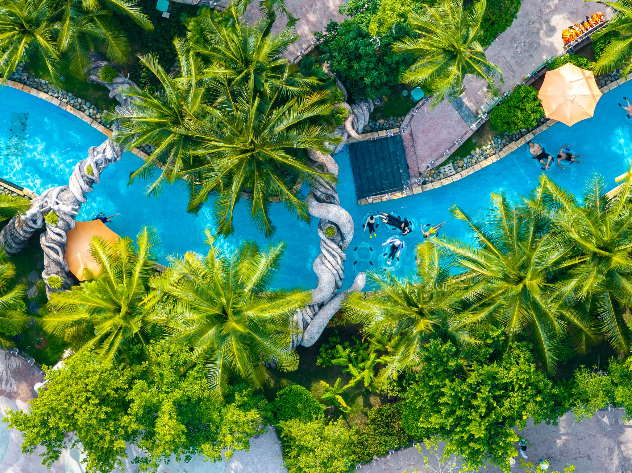 Không gian xanh mát của công viên nước Aquatopia