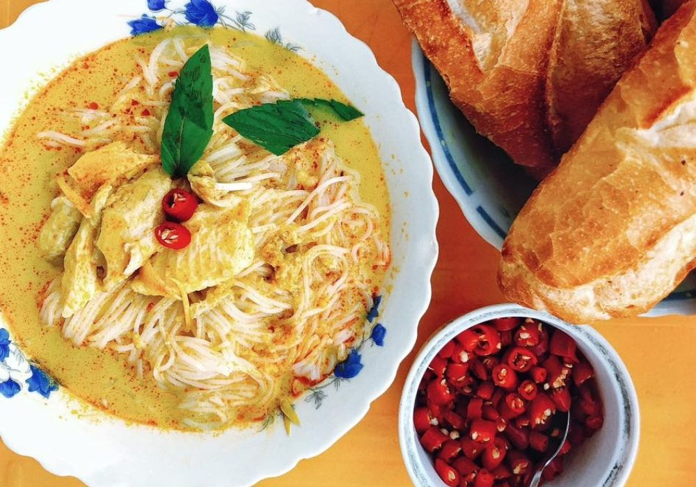 Bún nước kèn là món ăn truyền thống của đồng bào Khmer