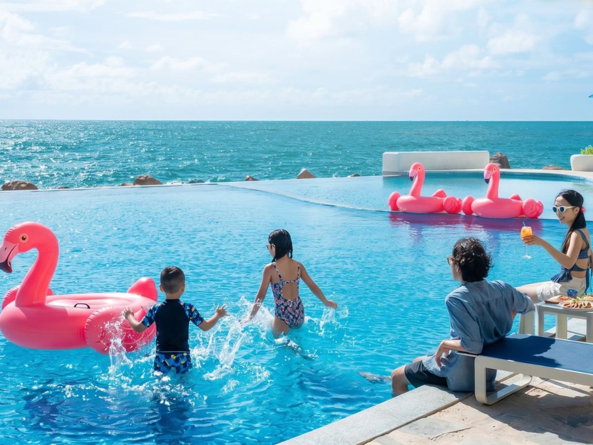 Santo Beach Club offers a perfect blend of relaxation and seaside entertainment.