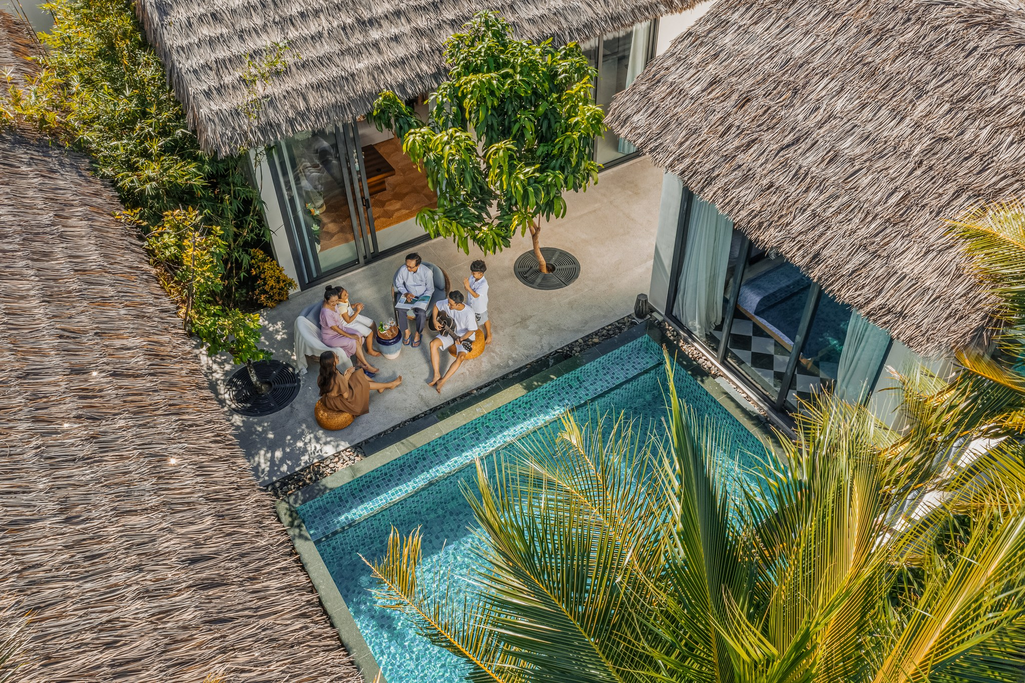 Các villa tại New World Phu Quoc Resort đều sở hữu hồ bơi riêng tư