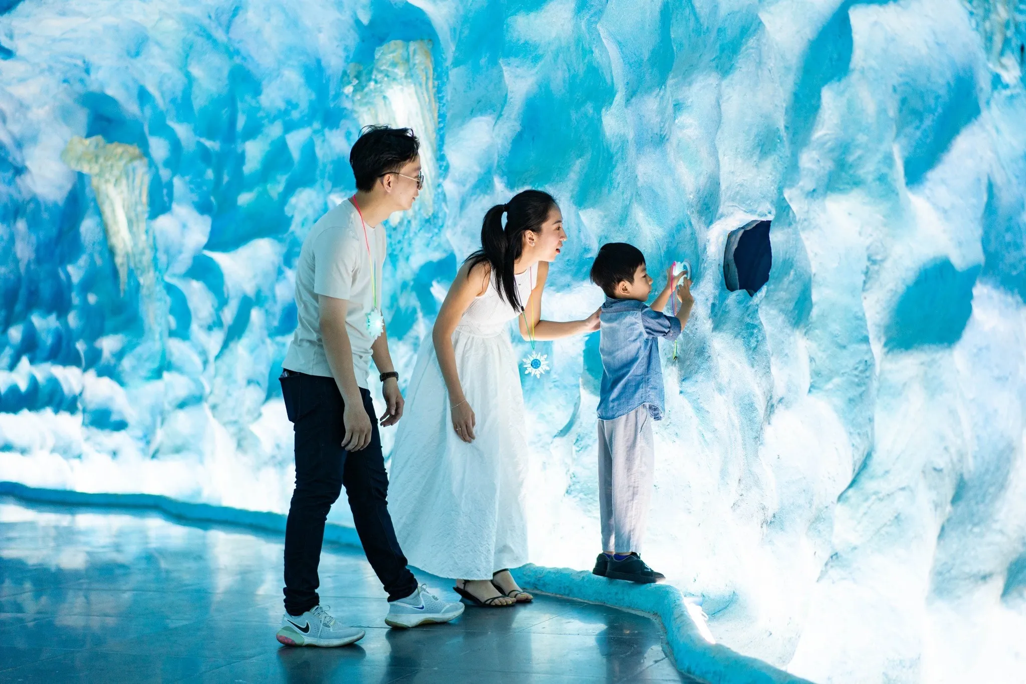 Ice Jungle mang đến không gian băng tuyết độc đáo với nhiều trải nghiệm tương tác dành cho trẻ em tại Phú Quốc. (Nguồn: Sưu tầm)