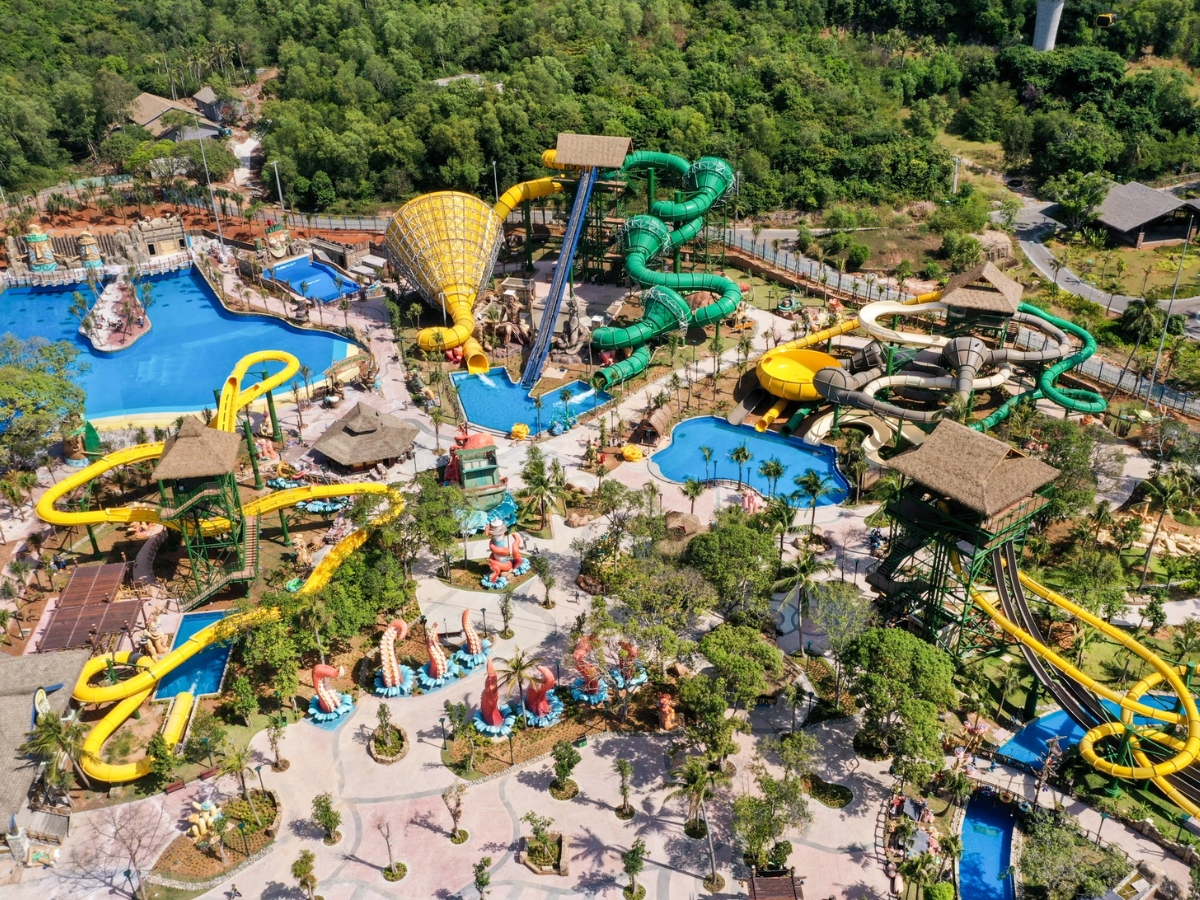 Toàn cảnh Sun World Hon Thom khi nhìn từ trên cao