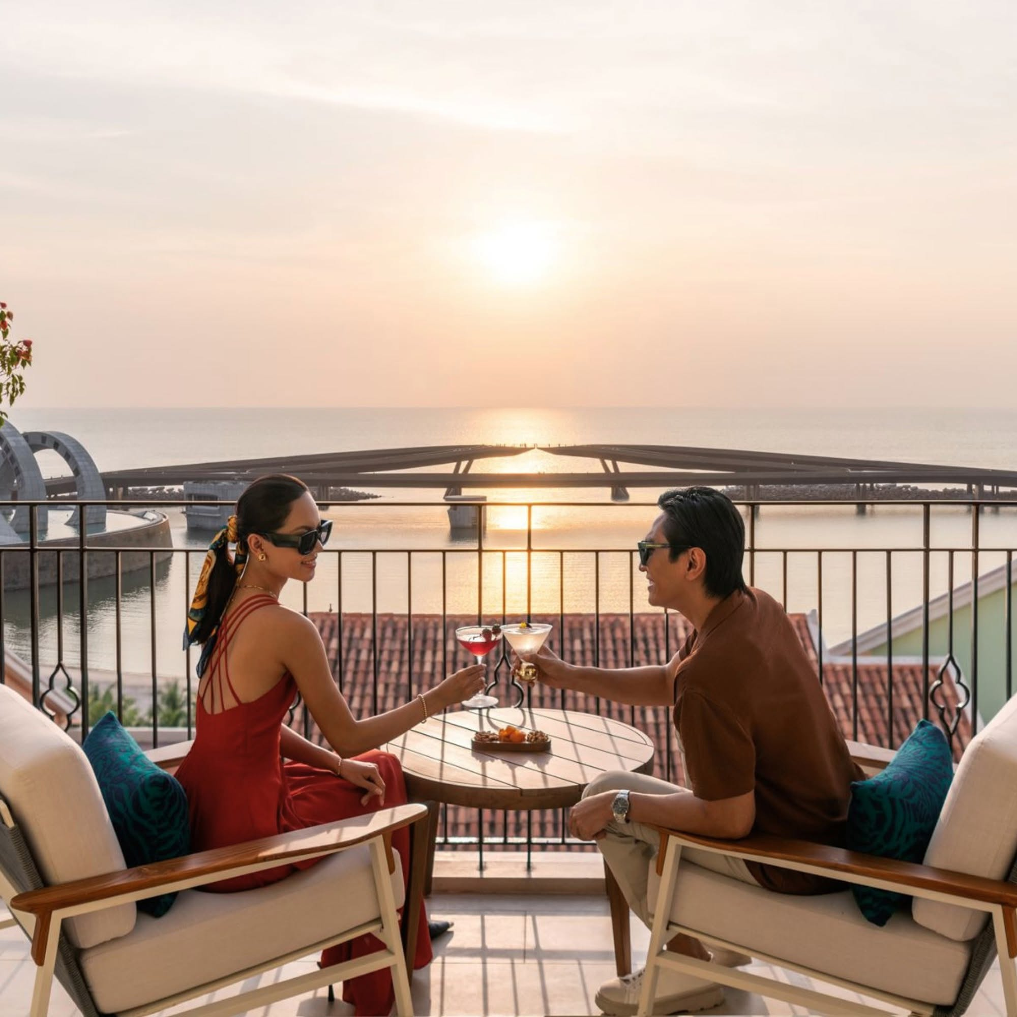 Không gian lưu trú sang trọng mang phong cách Địa Trung Hải của La Festa Phu Quoc, Curio Collection by Hilton. (Nguồn: Sưu tầm)