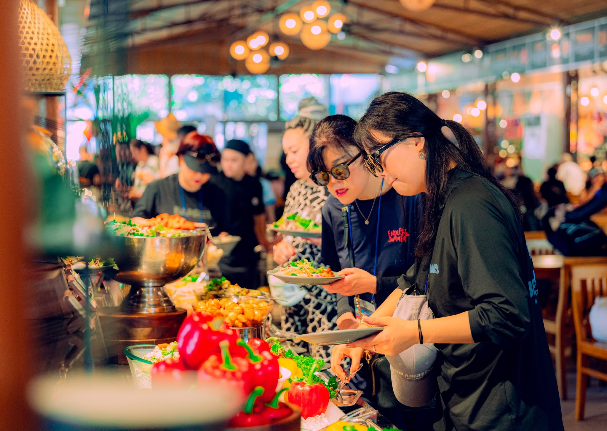 Nhà hàng Mango phục vụ buffet với đa dạng các món Âu - Á ngon miệng. (Nguồn: Sưu tầm)