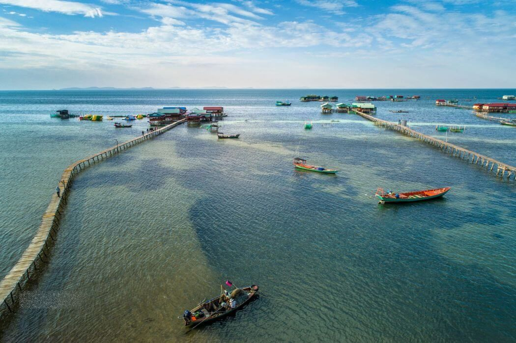 Làng chài Rạch Vẹm nổi tiếng với tên gọi “vương quốc sao biển”