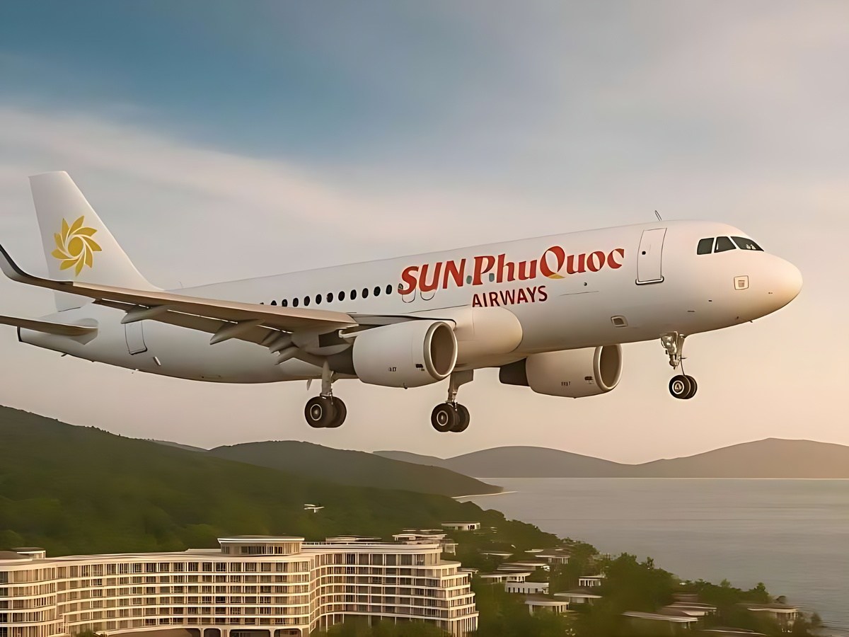 Sun PhuQuoc Airways bay khung giờ thuận tiện.