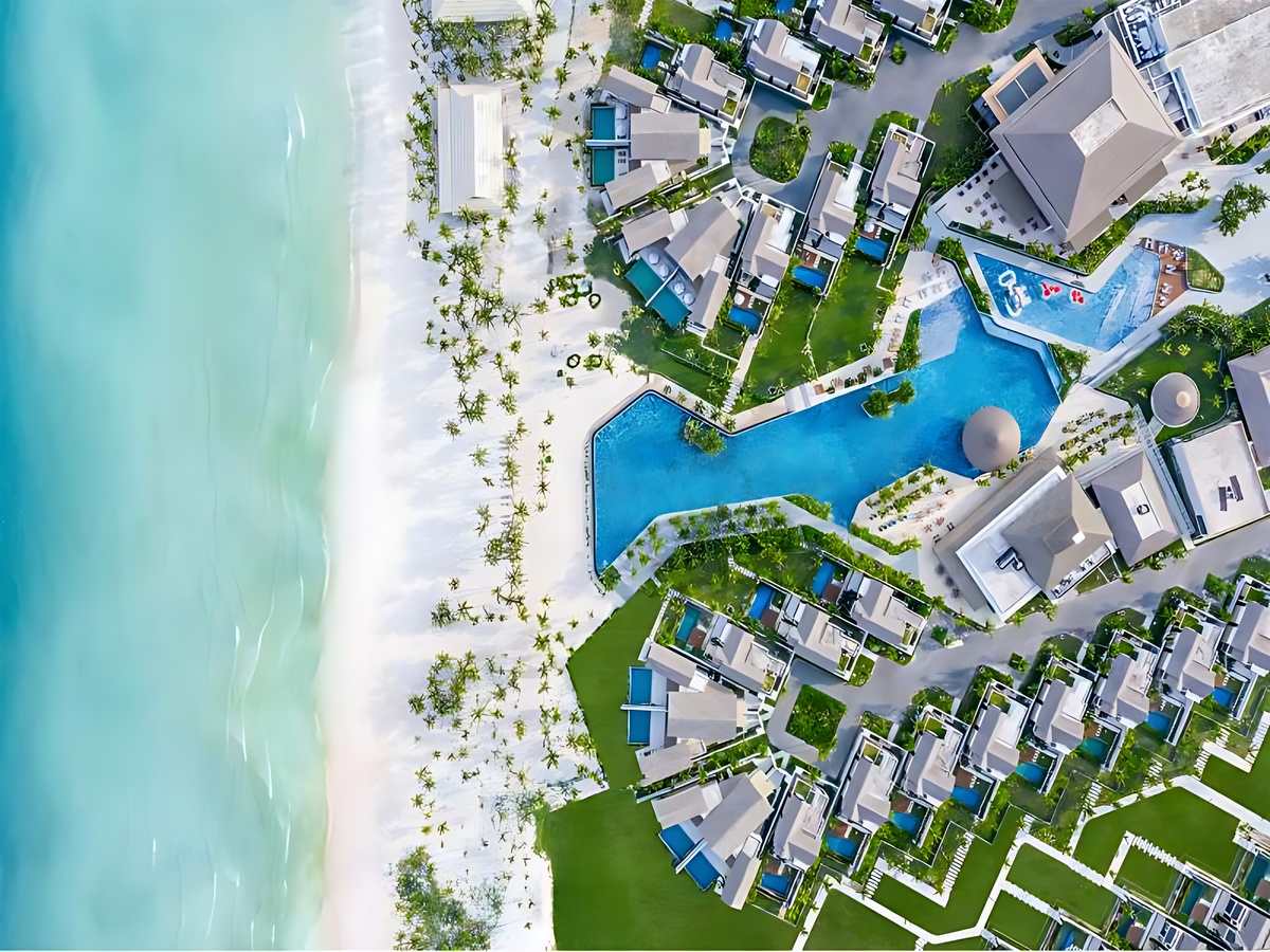 New World Phú Quốc Resort, villa phong cách làng chài truyền thống hướng biển.