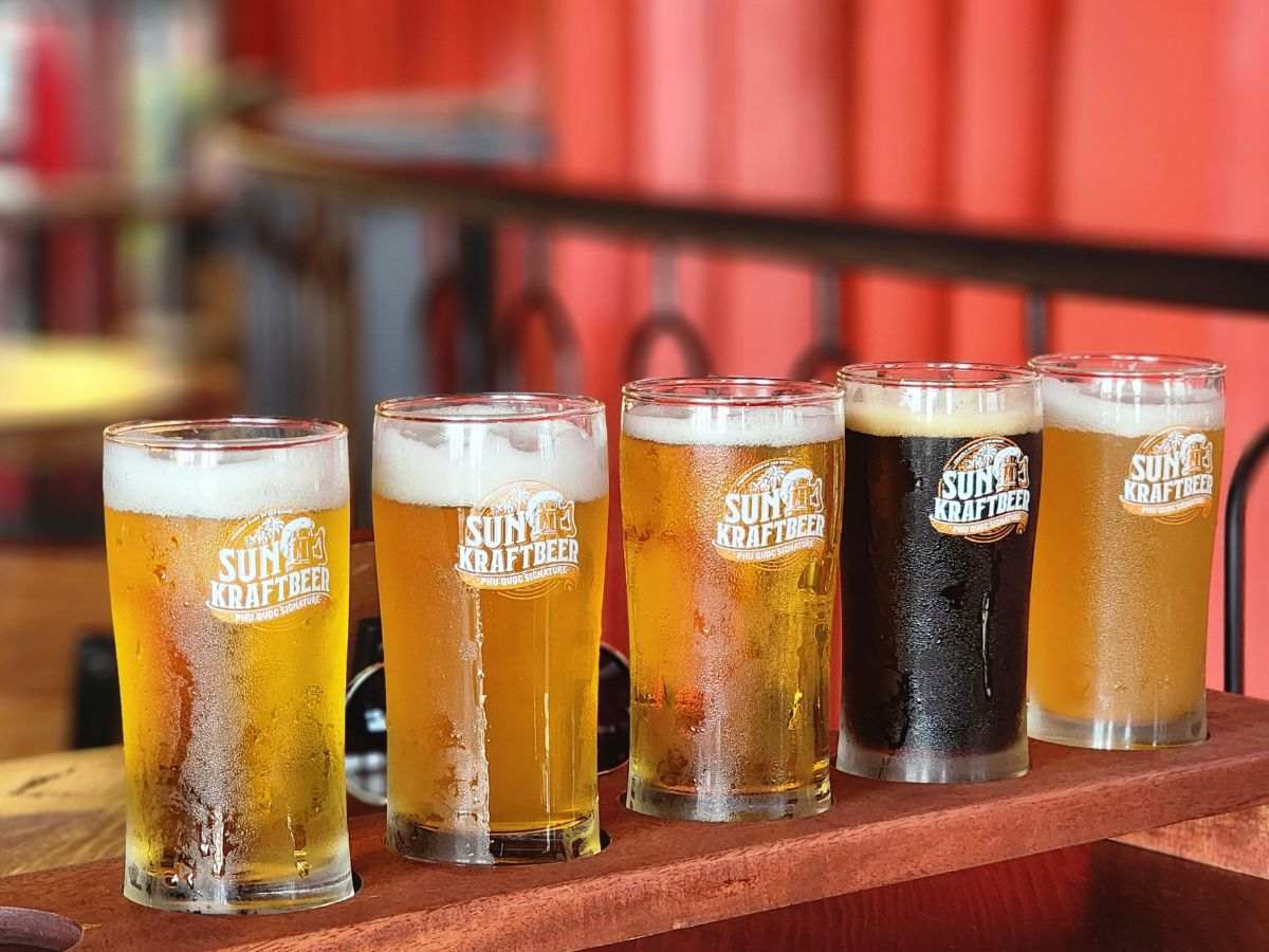 Các dòng bia thủ công Sun KraftBeer tại Sun Bavaria GastroPub