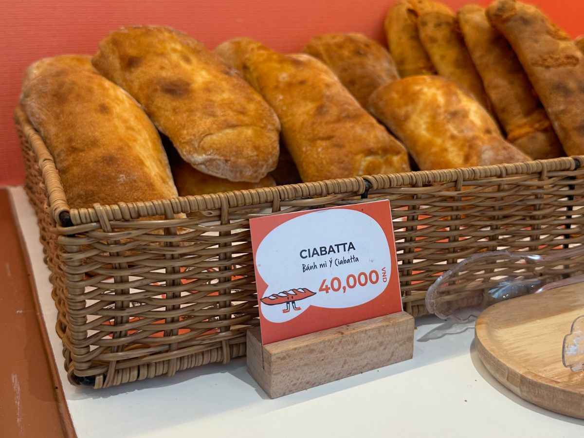 Bánh ciabatta tại Eric Kayser