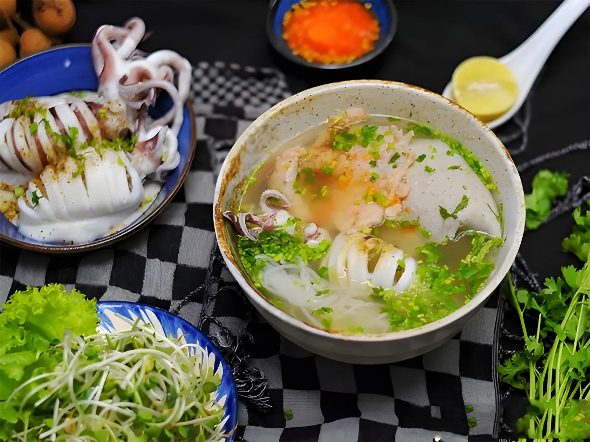 Bún quậy Phú Quốc gắn với đời sống ẩm thực tại Dương Đông