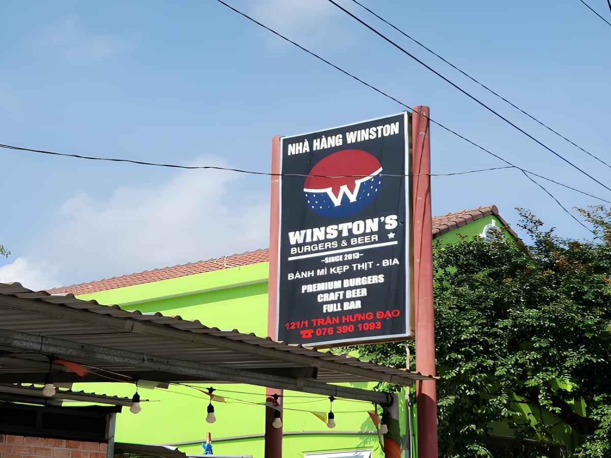 Không gian mở tại Winston’s Burgers & Beer Phú Quốc