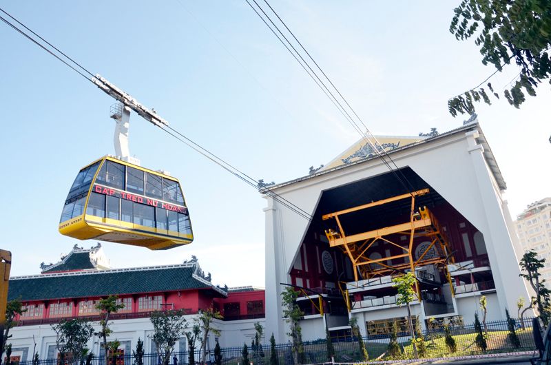 Ga cáp treo hiện đại.