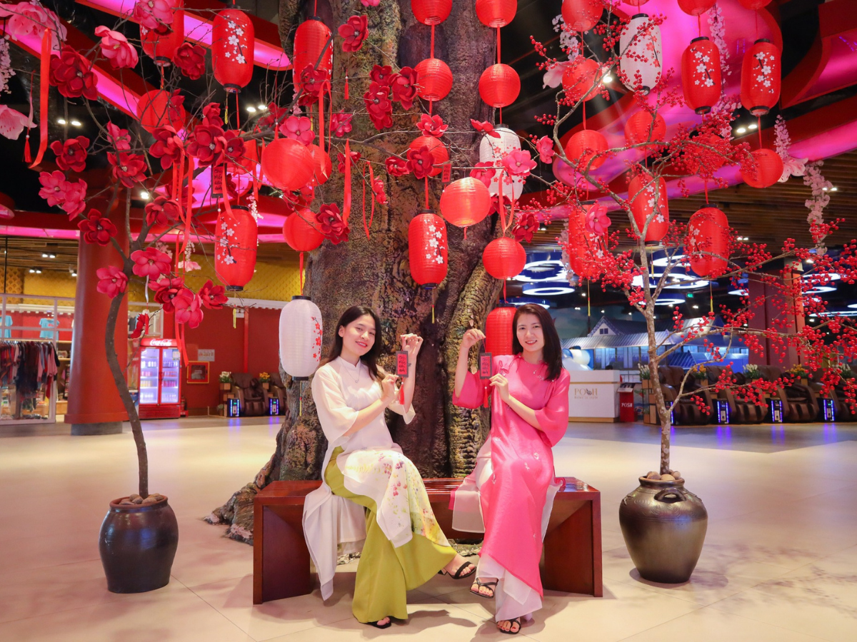 Không khí xuân luôn ngập tràn tại Sun World Ha Long mỗi dịp đầu xuân năm mới.