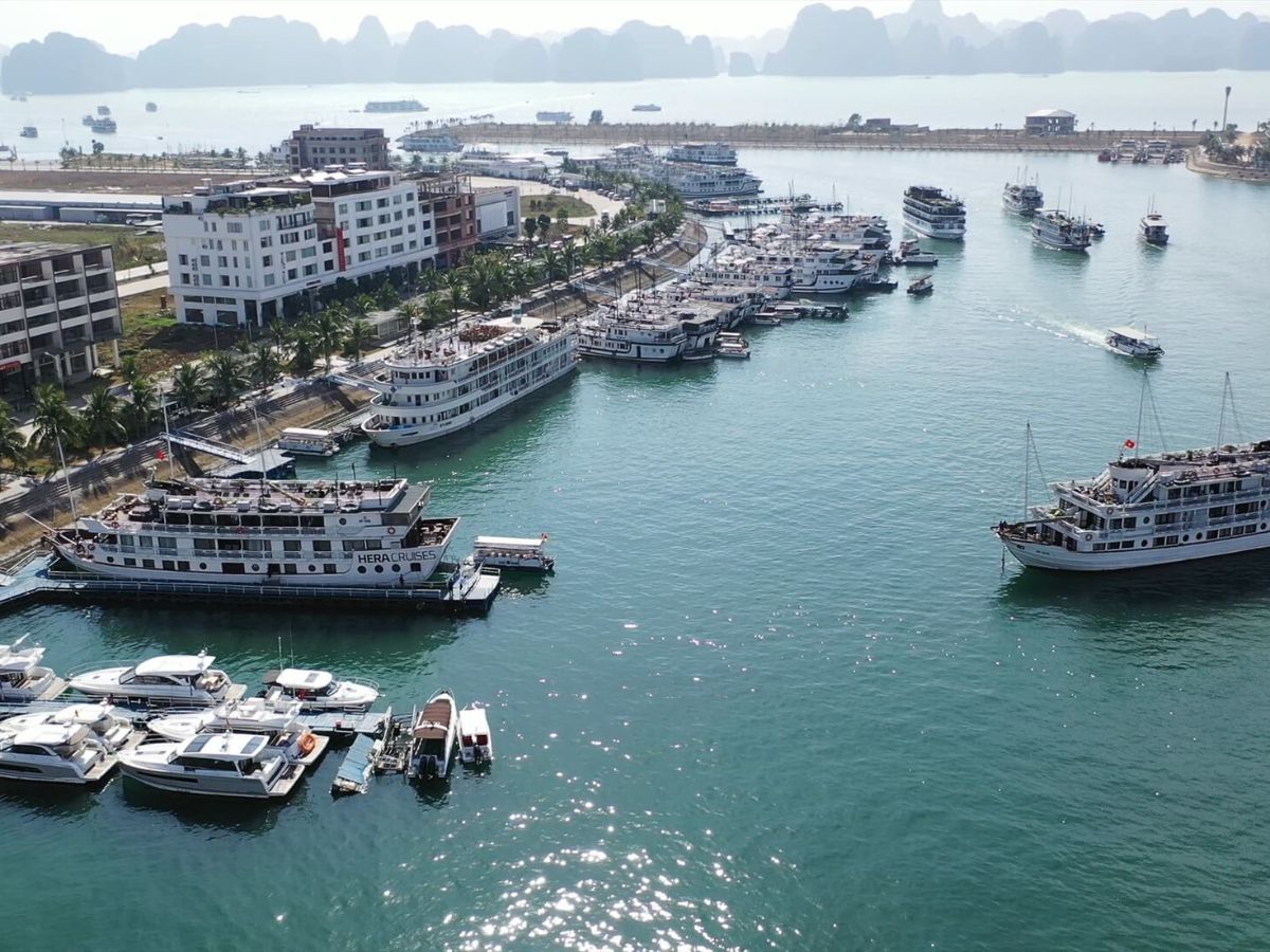 Tuần Châu là cảng tàu du lịch lớn đồng thời là khu nghỉ dưỡng nổi tiếng tại Hạ Long. (Nguồn: Sưu tầm)