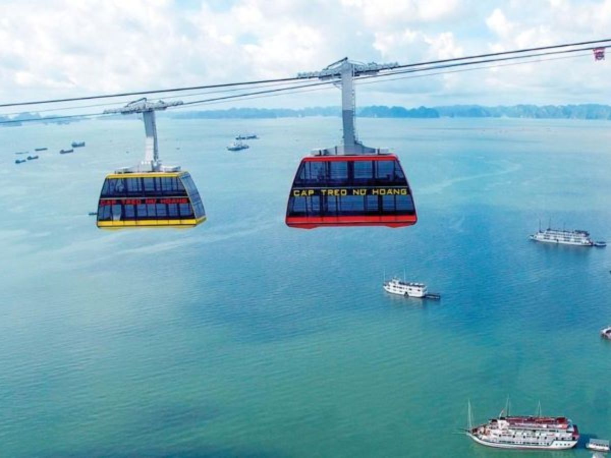 Buổi sáng bạn nên trải nghiệm cáp treo Nữ Hoàng tại Sun World Hạ Long