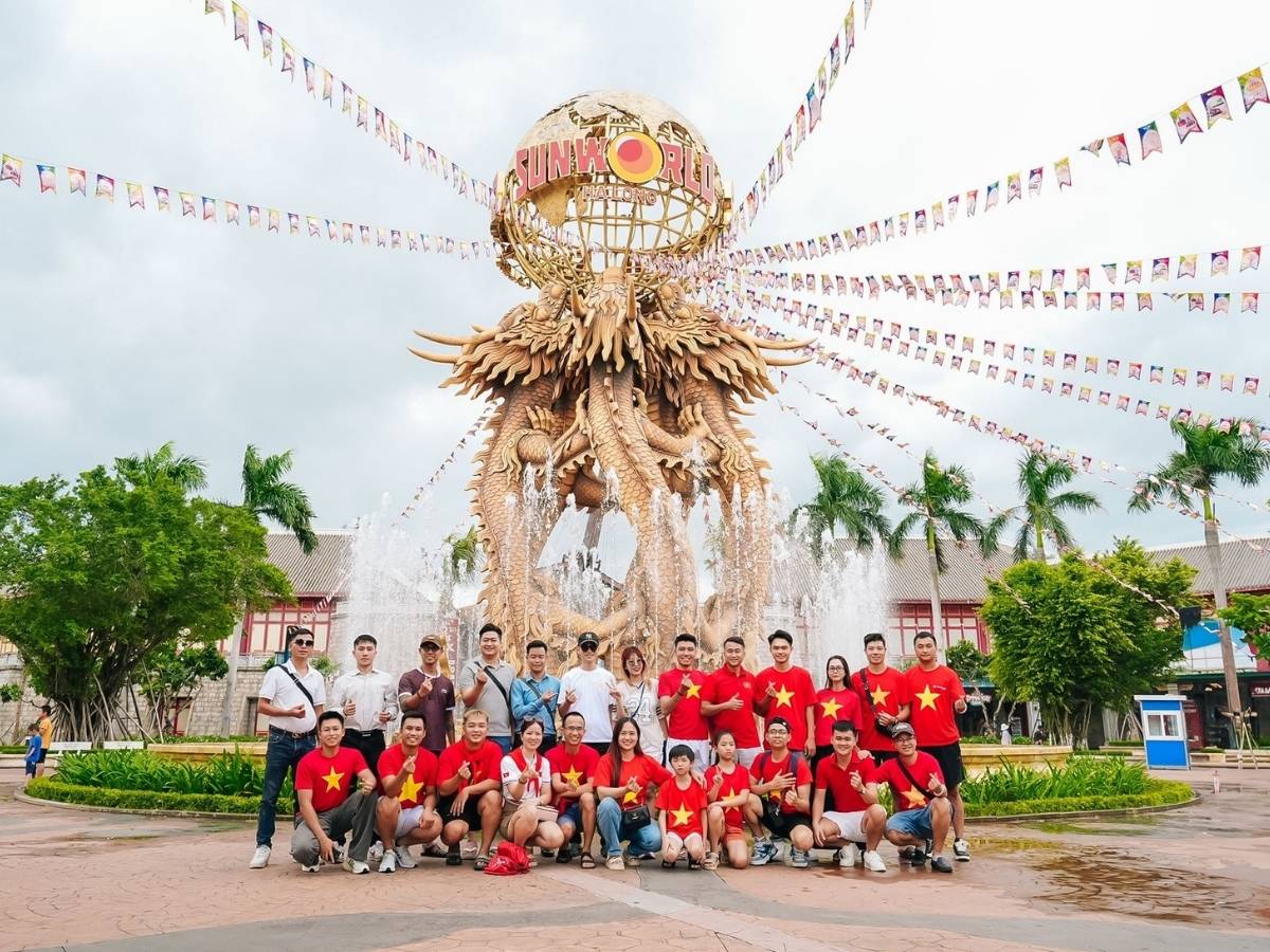 Sơ đồ Sun World Ha Long bố trí Dragon Park như một khu trung tâm.