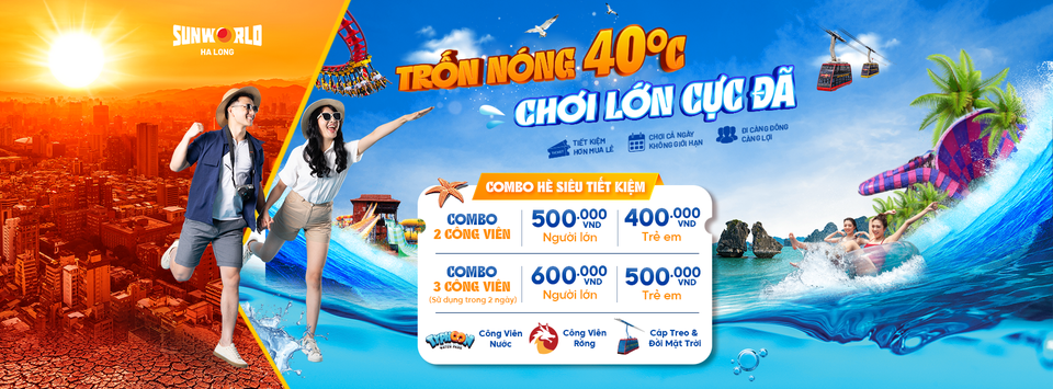 Vé combo Sun World giúp tiết kiệm chi phí khi trải nghiệm nhiều khu.
