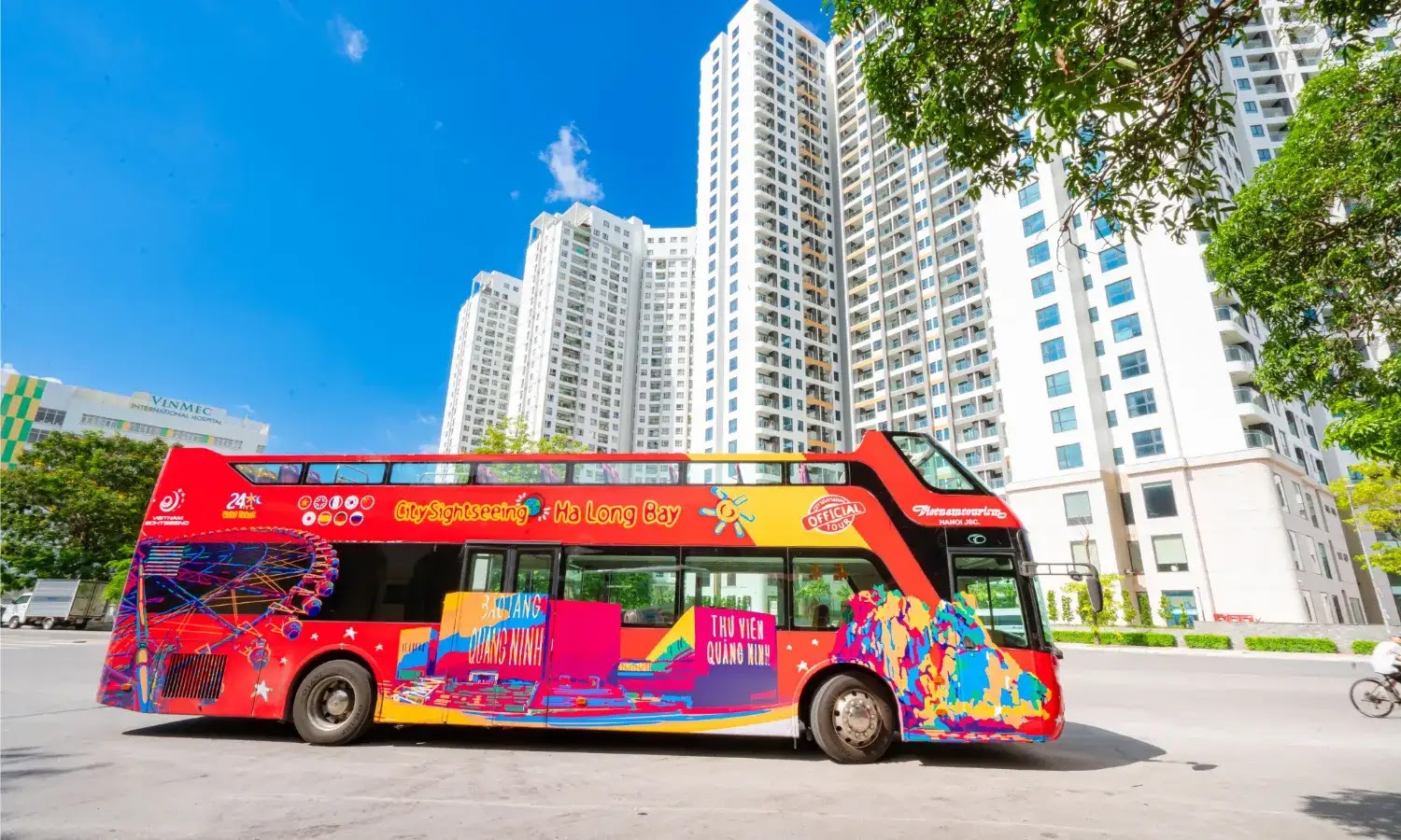 Giá vé xe bus hai tầng Sun World Ha Long linh hoạt theo tuyến.