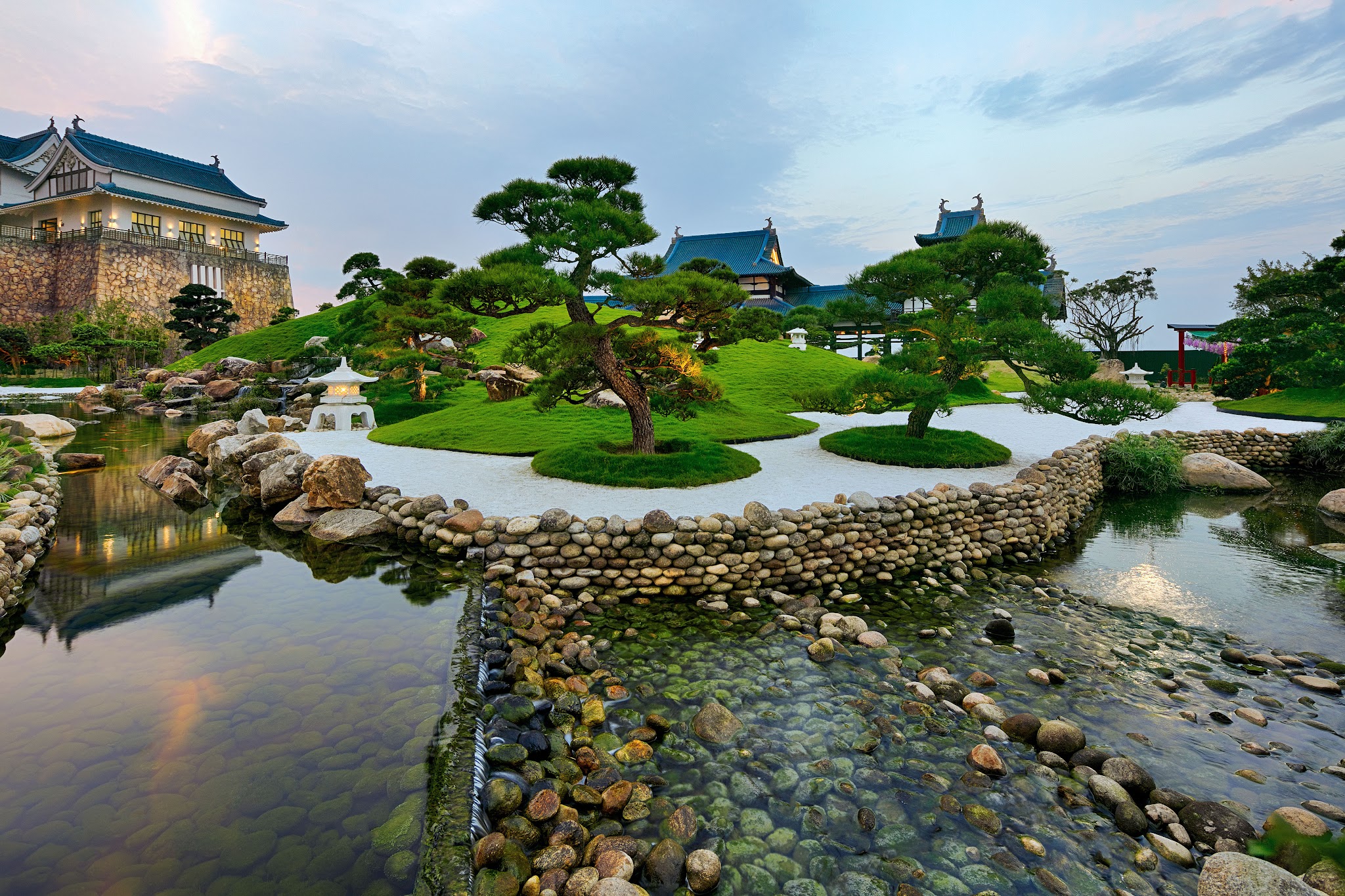 Khu vực thư giãn Sun World Ha Long phù hợp gia đình và trẻ nhỏ.